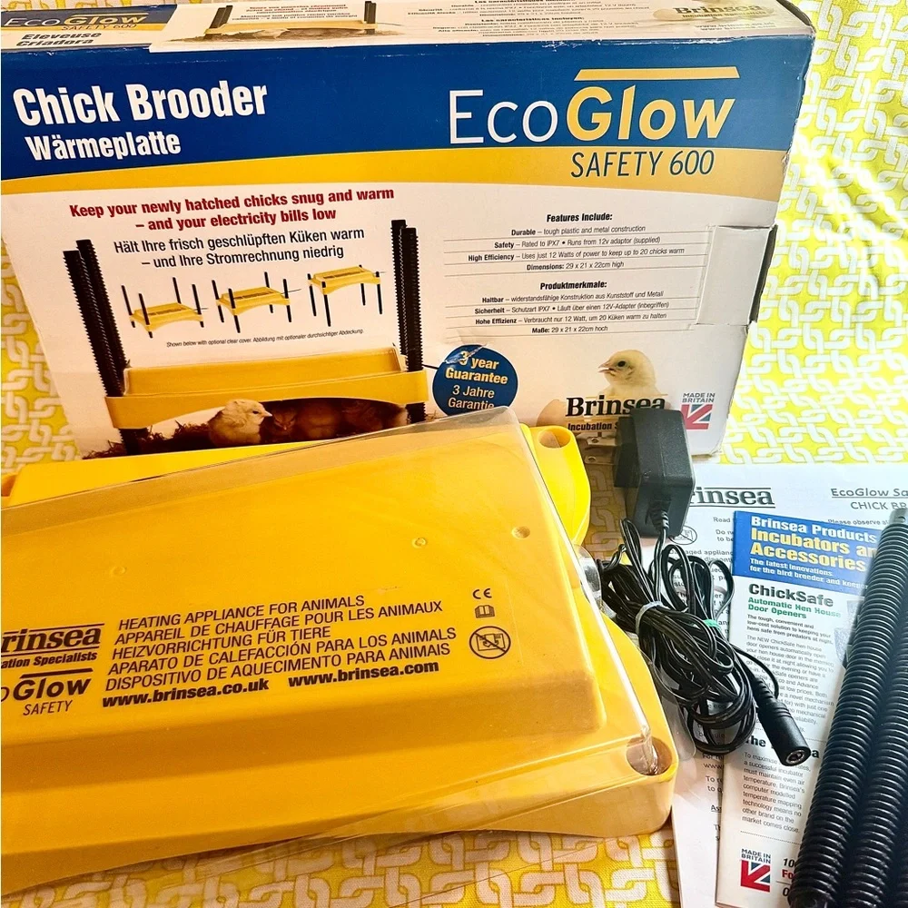 Chick Brooder Brinsea EcoGlow Safety 600- Yellow - Picture 3 of 16